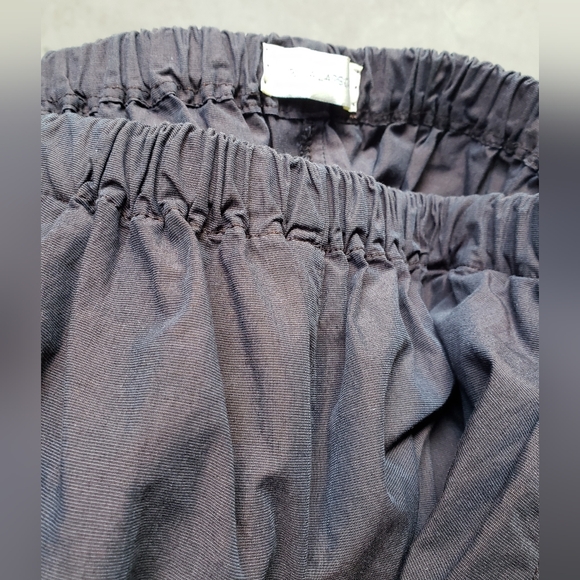 NWOT Krista Larson Taffeta Ruffle Wide Leg Pants One Size - Picture 11 of 12